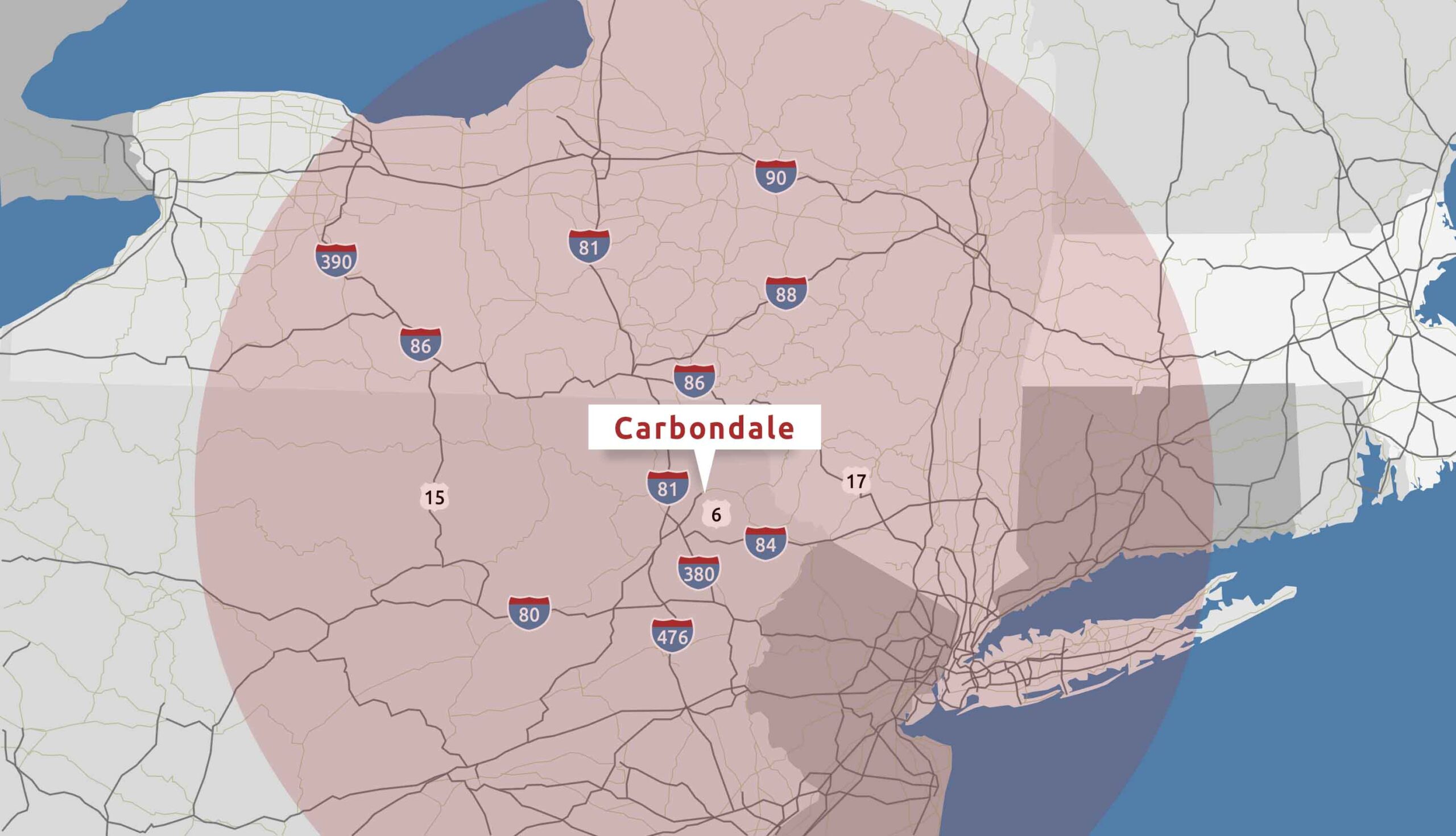 carbondale-map